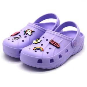 Red Tape Kids Buckle Clogs1